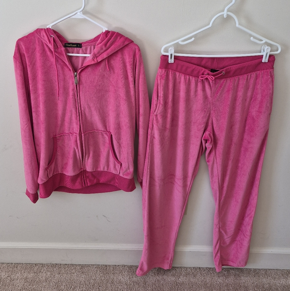 Pink Track Pants & Joggers Set